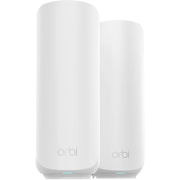 Netgear Orbi 370 Serie Dual-Band WiFi 7 Mesh 2er Pack, Access Point (weiß, 2 Access Points)