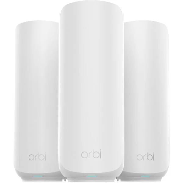 Netgear Orbi 370 Serie Dual-Band WiFi 7 Mesh 3er Pack, Access Point (weiß, 3 Access Points)