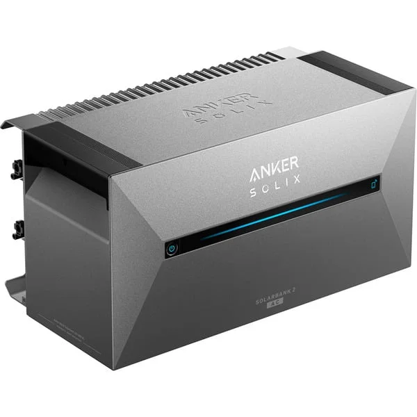Anker SOLIX Solarbank 2 E1600 AC, 0% MWST, Powerstation (grau, 800 Watt, 1.600 Wh, integrierter Mikro-Wechselrichter, 2 MPPT)