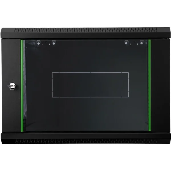 Digitus Wandgehäuse Dynamic Basic Serie - 600x450 mm (BxT), IT-Schrank (schwarz, 9 Höheneinheiten)