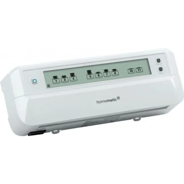 Homematic IP Smart Home Fußbodenheizaktor (HmIP-FALMOT-C12), Steuereinheit (weiß, 12fach, motorisch)