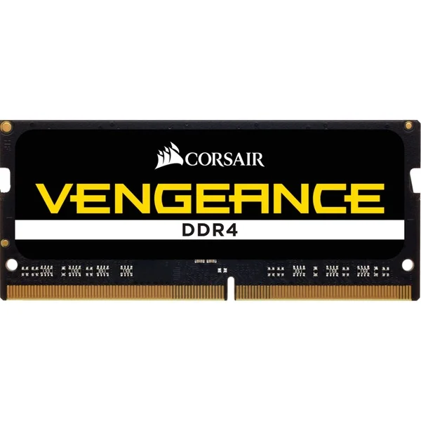 Corsair SO-DIMM 16 GB DDR4-2666 , Arbeitsspeicher (schwarz, CMSX16GX4M1A2666C18, Vengeance)