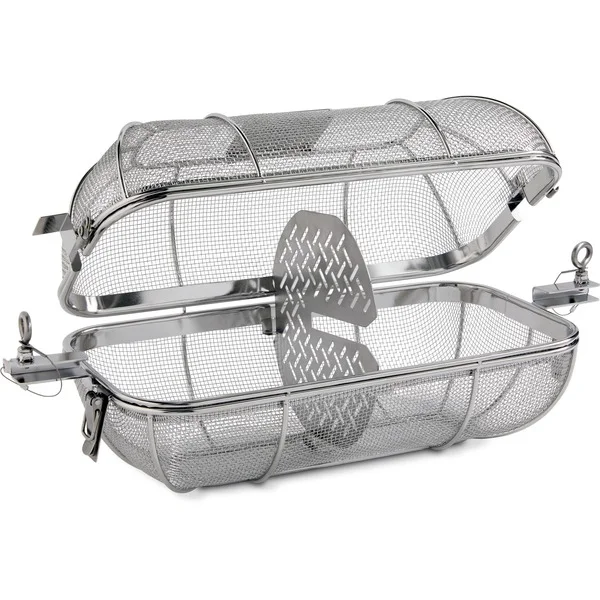 Weber CRAFTED Drehspieß-Korb fein 7686, Grillkorb (edelstahl)