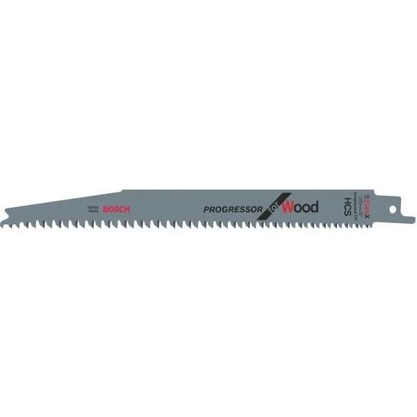 Bosch Professional Säbelsägeblatt S 2345 X Progressor for Wood, 100 Stück (Länge 200mm)