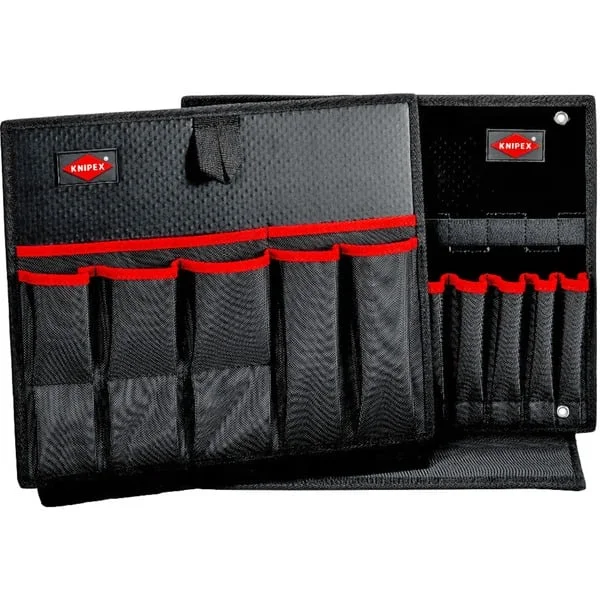KNIPEX Werkzuegkarte für L-BOXX 00 21 19 LB WK, Tasche (schwarz/rot, leer)