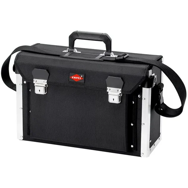 KNIPEX Werkzeugtasche Classic 00 21 02 LE (schwarz/silber, ohne Werkzeug)