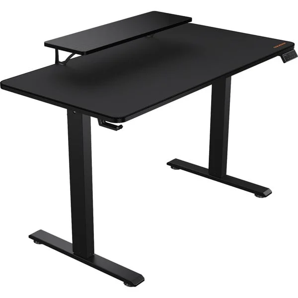 Cougar Gaming-Tisch E-Star 120 (schwarz, 120 x 60cm, mit Monitorständer)