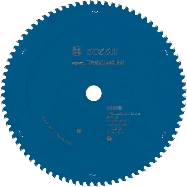 Bosch Professional EXPERT Stainless Steel Kreissägeblatt, Ø 305mm, 80Z (Bohrung 25,4mmm, für Kapp- & Gehrungssägen)