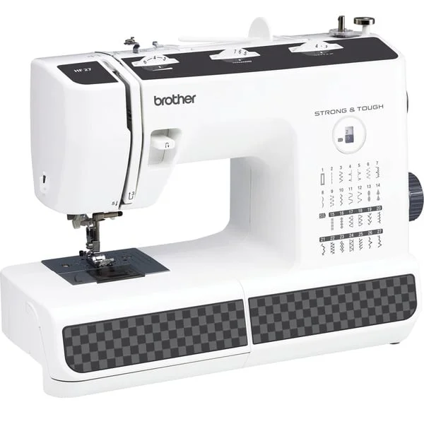 Brother Mechanische Nähmaschine HF27 - Strong & Tough (weiß/schwarz)