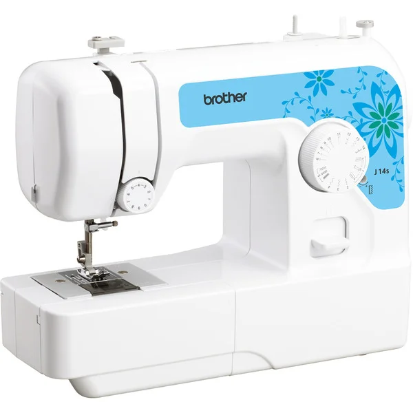 Brother Mechanische Nähmaschine J14s (weiß/hellblau)
