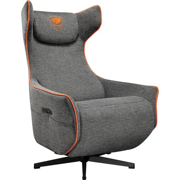 Cougar Gaming-Sofa Magus Gray, Gaming-Stuhl (grau/orange)