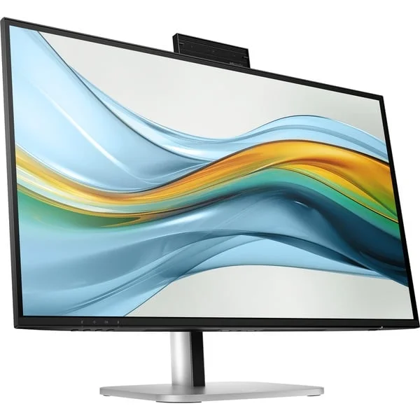HP 527pm Konferenzmonitor, LED-Monitor (68.6 cm (27 Zoll), schwarz/silber, QHD, IPS, Daisy Chaining, Webcam, KVM, USB-C, 100Hz Panel)