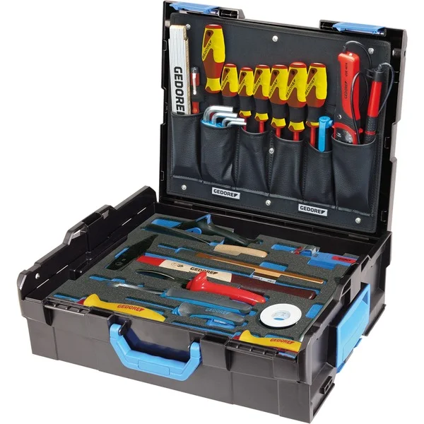 GEDORE L-BOXX 136 Elektriker Sortiment, 36-teilig, Werkzeug-Set (mit VDE-isolierten Werkzeugen)
