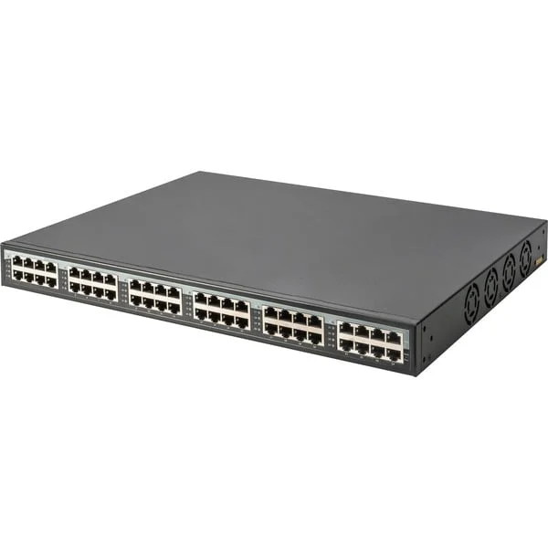 Digitus 24-Port/Ethernet/PoE+ injektor/370W, Switch (schwarz, 370W PoE Budget)