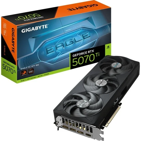 GIGABYTE GeForce RTX 5070 Ti EAGLE OC 16G, Grafikkarte (DLSS 5, 3x DisplayPort, 1x HDMI 2.1)