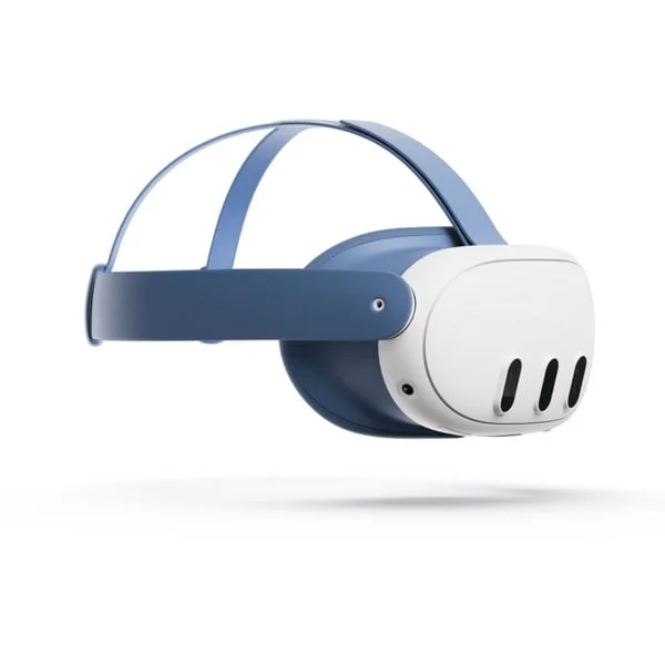 Meta Quest 3 Headset-Einlage und Headset-Riemen (Elemental Blue) (blau)