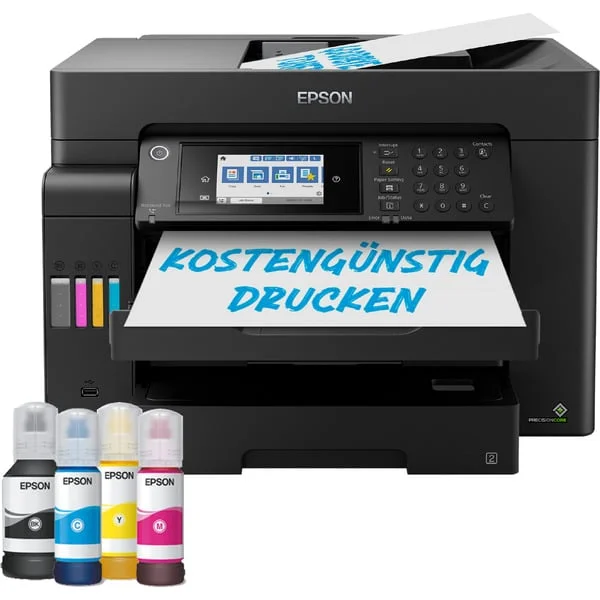 Epson EcoTank ET-16650, Multifunktionsdrucker (schwarz, USB, WLAN, Scan, Kopie, Fax, Duplex (Druck), Duplex (Scan))