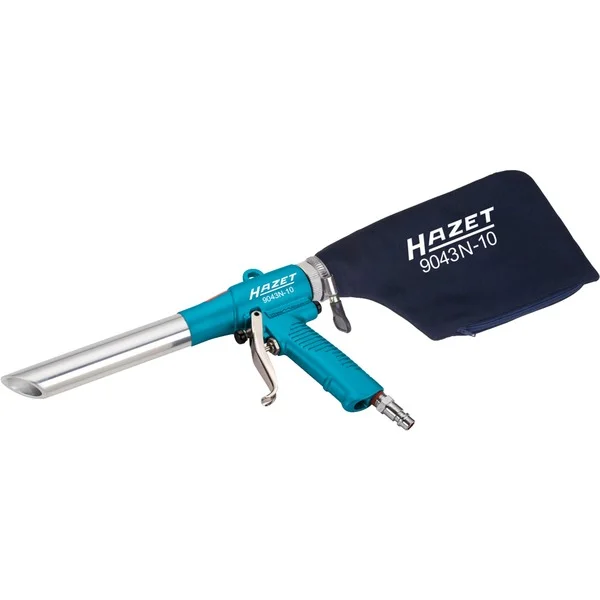 Hazet Saug -/ Blaspistole 9043 N-10, Ausblas-Werkzeug (blau, mit Einhand-Umschaltung)
