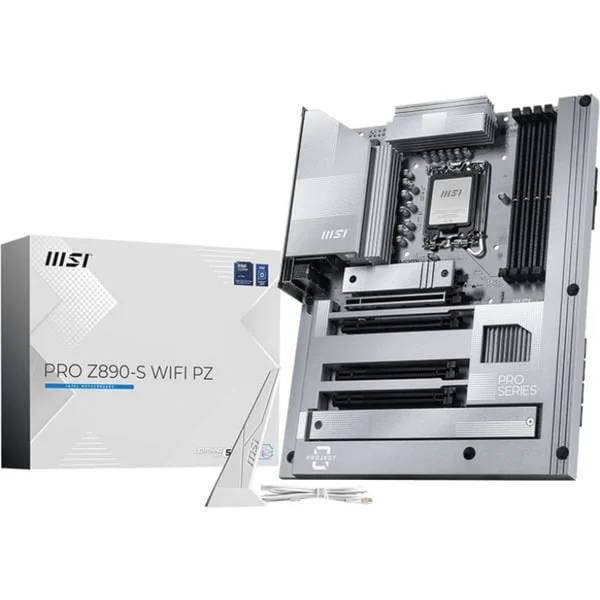 MSI PRO Z890-S WIFI PZ, Mainboard (weiß/silber)