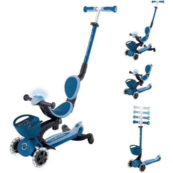 GLOBBER Go-Up Baby Lights 360, Scooter (hellblau/petrol)