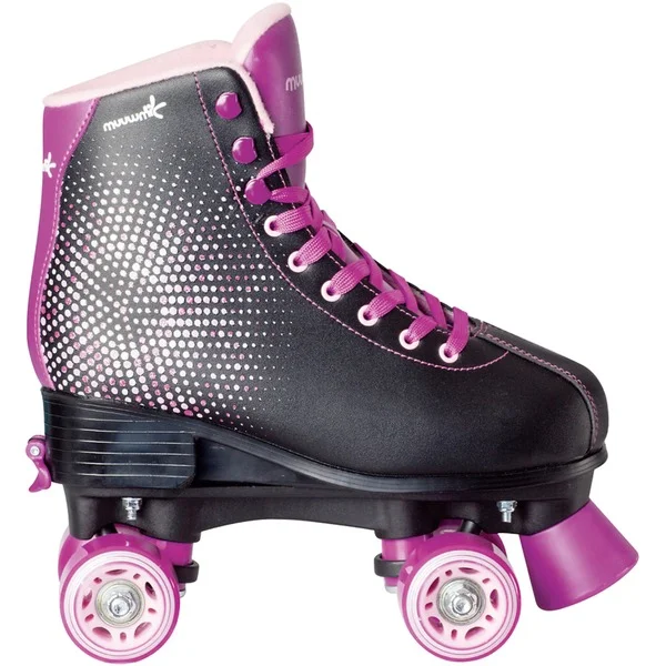 Muuwmi Rollschuh Disco Gr. 35-38, Rollschuhe (lila/schwarz)