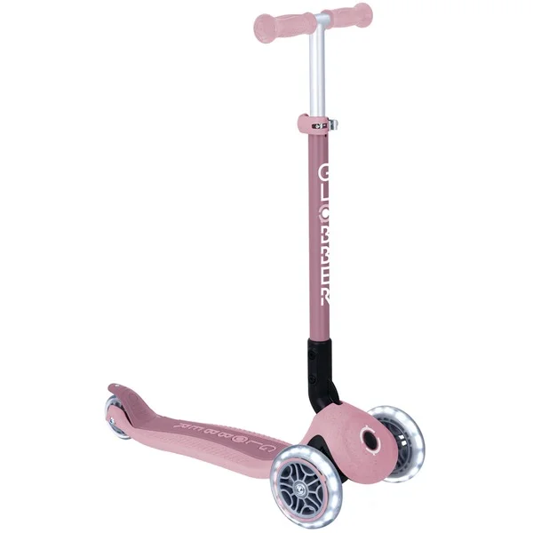 GLOBBER Primo Foldable Plus Lights Eco, Scooter (beere)