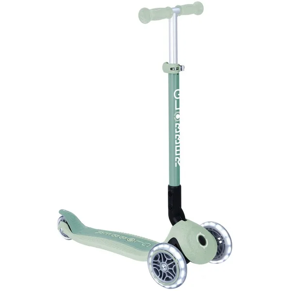 GLOBBER Primo Foldable Plus Lights Eco, Scooter (hellgrün)