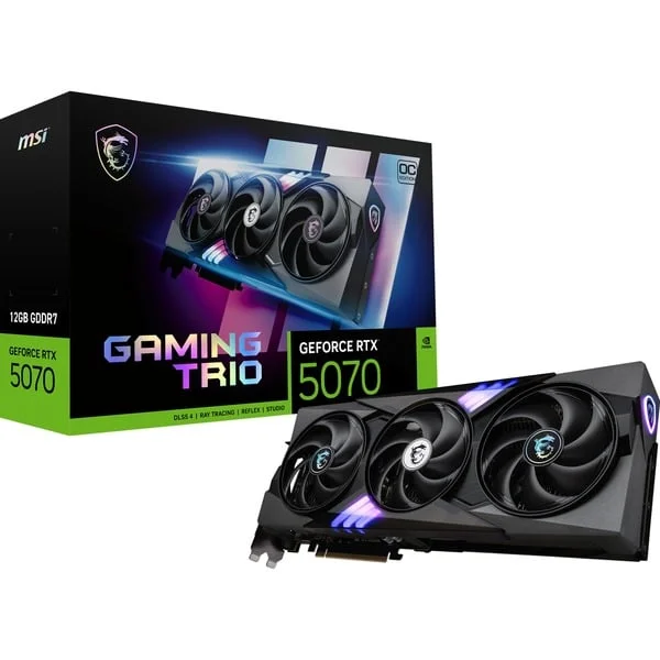 MSI GeForce RTX 5070 12G GAMING TRIO OC, Grafikkarte (DLSS 5, 3x DisplayPort, 1x HDMI 2.1)