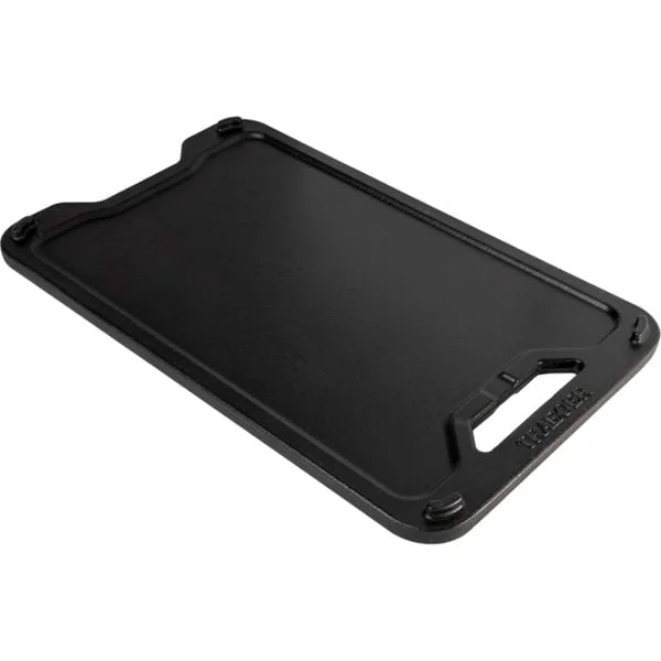Traeger ModiFIRE wendbare Gusseisen-Grillplatte BAC696 (schwarz, 46 x 26cm)