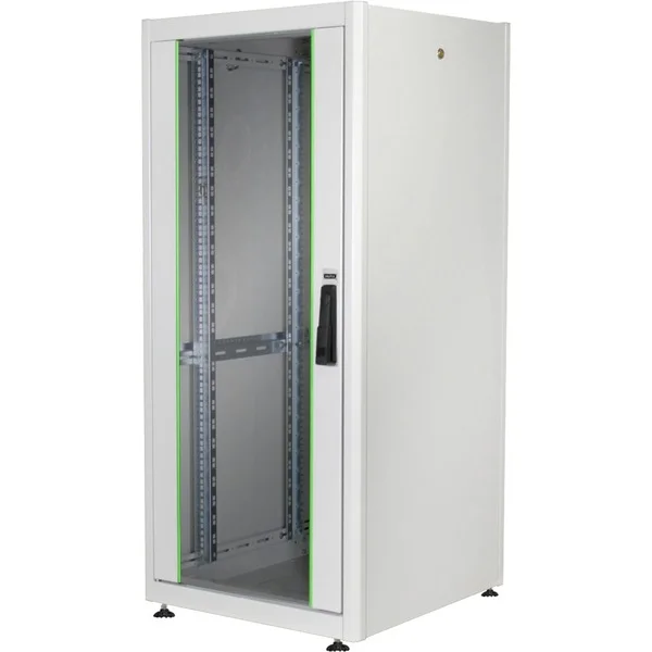 Digitus 483-mm-Netzwerkschrank, 26HE, IT-Schrank (hellgrau, 26 Höheneinheiten)