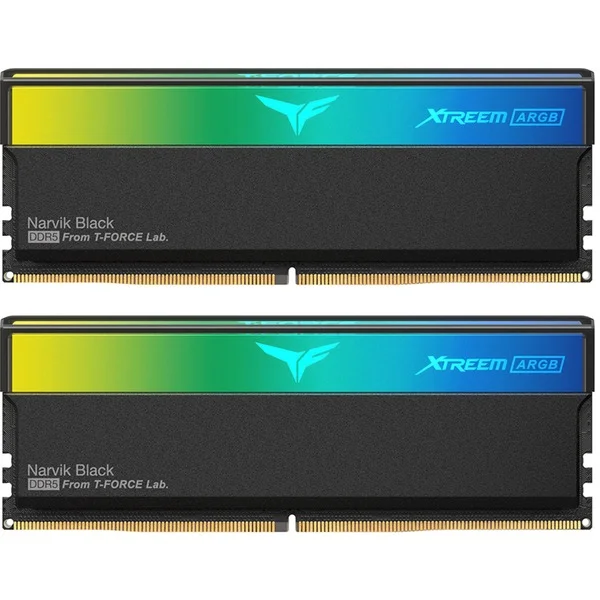 Team Group DIMM 32 GB DDR5-6000 (2x 16 GB) Dual-Kit, Arbeitsspeicher (schwarz, FF9D532G6000HC30DC01, XTREEM ARGB, INTEL XMP, AMD EXPO)