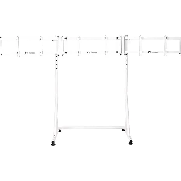 Thermaltake Triple Monitor Stand Pro Snow, Monitorhalterung (weiß, für Monitore 17" - 55")