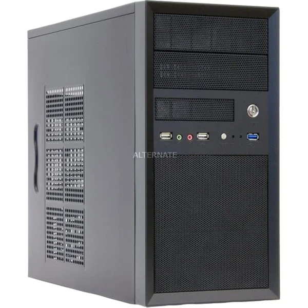Chieftec CT-01B, Tower-Gehäuse (schwarz, Retail)