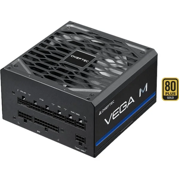 Chieftec Vega M PPG-750-C, PC-Netzteil (schwarz, 1x 12 Pin High Power GPU, 4x PCIe, 750 Watt)