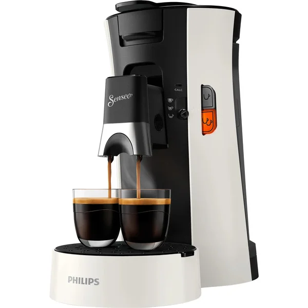 Philips Senseo Select CSA230/01 , Padmaschine (weiß/schwarz, Star White)