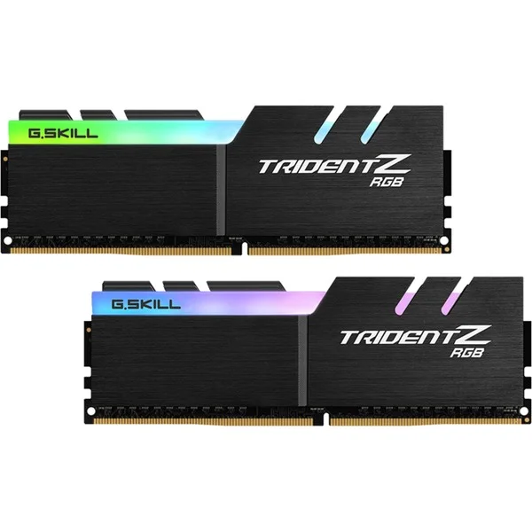 G.Skill DIMM 16 GB DDR4-3600 (2x 8 GB) Dual-Kit, Arbeitsspeicher (schwarz, F4-3600C16D-16GTZRC, Trident Z RGB, INTEL XMP)
