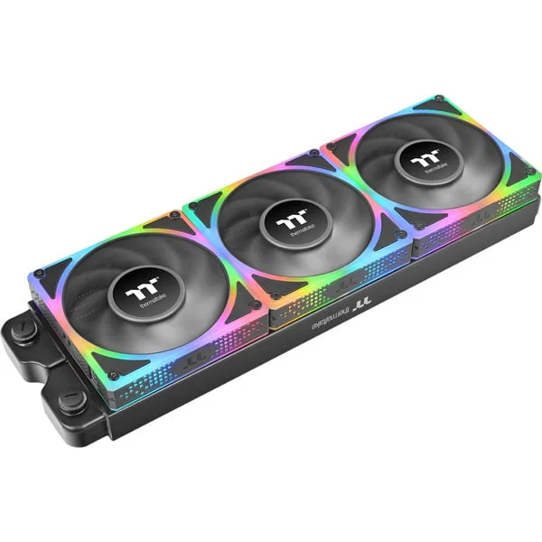 Thermaltake TOUGHFAN EX 120 ARGB Sync, Gehäuselüfter (schwarz, 3er Pack, 120 mm)