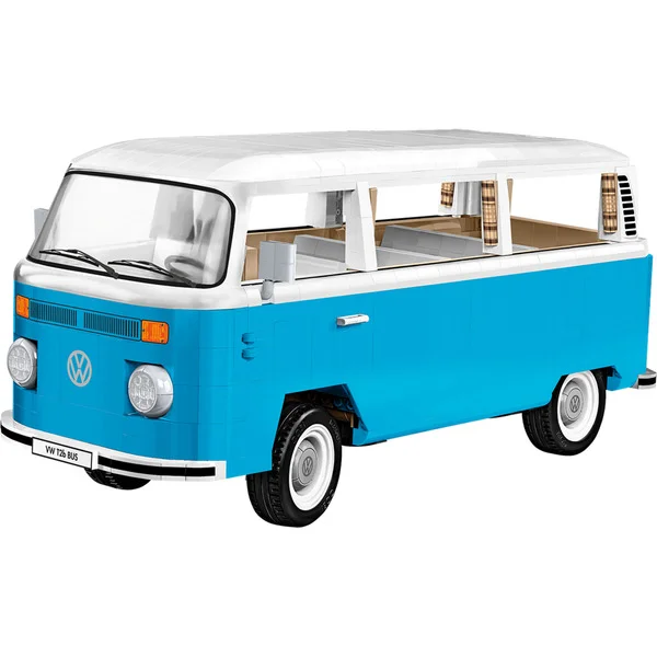 COBI Volkswagen T2b Bus, Konstruktionsspielzeug (hellblau/weiß, Maßstab 1:12)