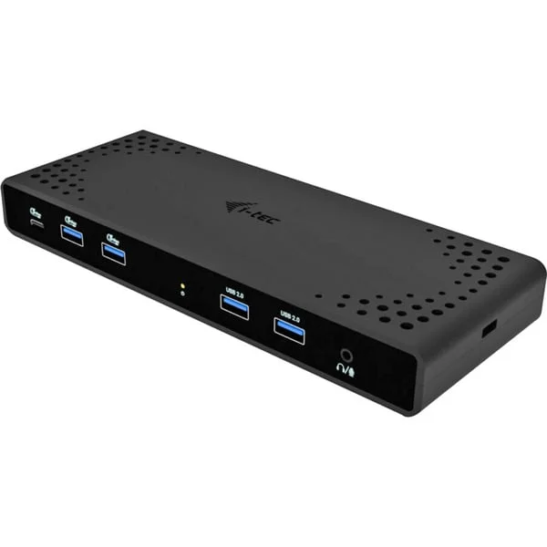 i-tec Universal Dual 4K Display Docking Station Power Delivery 85W, Dockingstation (schwarz, Anschluss per USB-C)