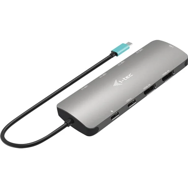 i-tec USB-C Metal Nano 2x HDMI Docking Station, Notebook (HDMI, USB-C, PD)