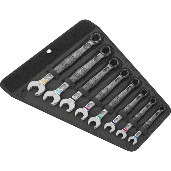 Wera 6003 Joker 8 Imperial Set 1, 8-teilig, Schraubenschlüssel (Ringmaulschlüssel-Satz, zöllig)