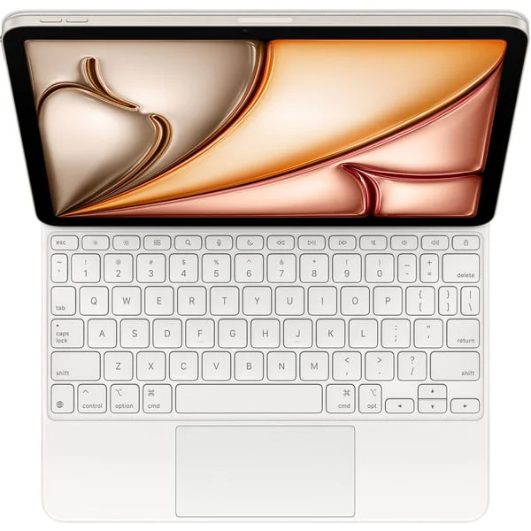 Apple Magic Keyboard für das 11" iPad Air (M3), Tastatur (weiß, UK-Layout, Scherenmechanik)