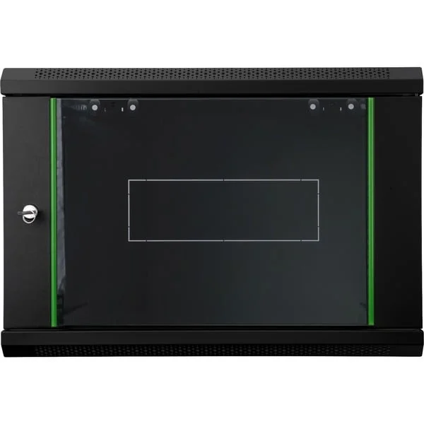 Digitus Wandgehäuse Dynamic Basic Serie - 600x450 mm (BxT), IT-Schrank (schwarz, 7 Höheneinheiten)