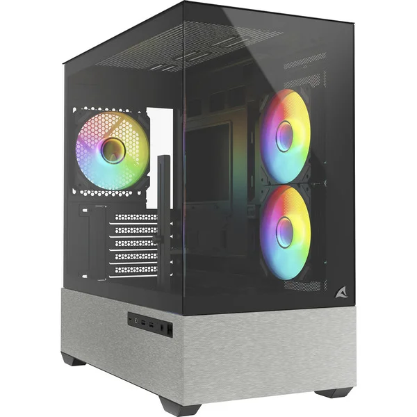 Sharkoon MK7 ARGB , Tower-Gehäuse (schwarz, Tempered Glass x 2)
