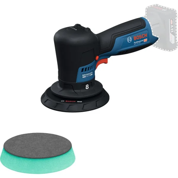 Bosch Professional Akku-Poliermaschine GPX 12V-125 Professional solo, 12Volt (blau/schwarz, ohne Akku und Ladegerät)