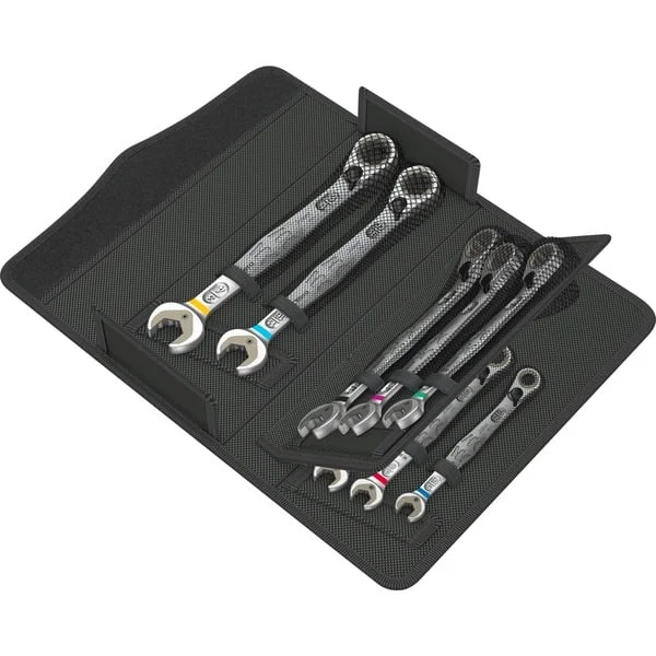 Wera 6001 Joker Switch 8 Imperial Set 1, 8-teilig, Schraubenschlüssel (Ringratschenschlüssel mit Haltefunktion, zöllig)