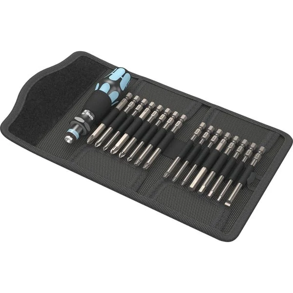 Wera Kraftform Kompakt 60, Edelstahl, Steckschlüssel (schwarz/blau)