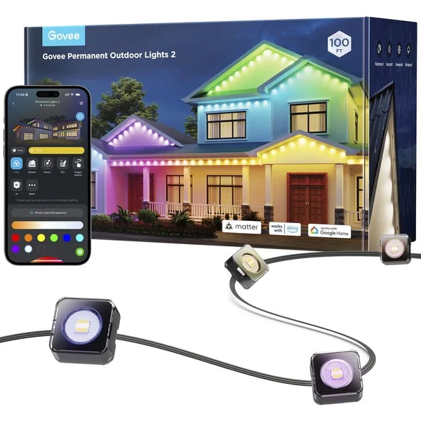 Govee Permanent Outdoor Lights 2, LED-Leuchte (30 Meter)