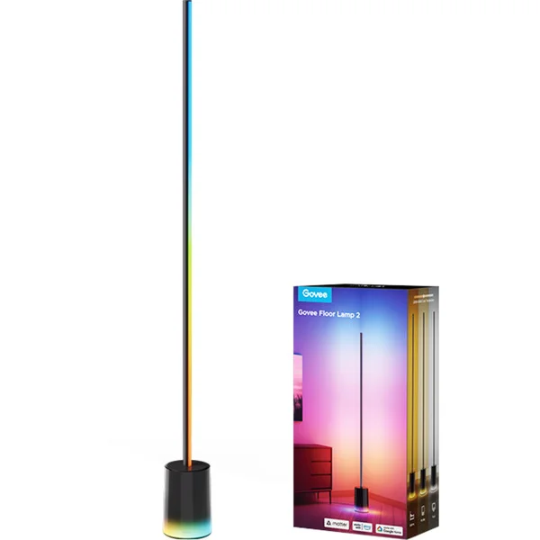 Govee Stehlampe 2, LED-Leuchte (schwarz, Matter-Unterstützung)