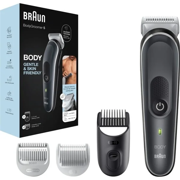 Braun Series 5 Bodygroomer BG5340, Haarschneider (schwarz/weiß)